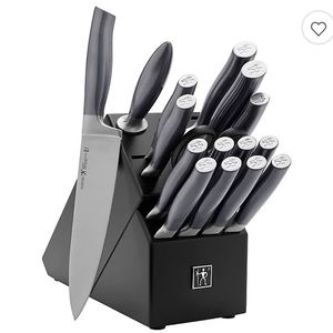 J.A Henckels International steel knife and block set